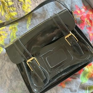 Doc Marten messenger bag. Genuine patent leather, excellent condition